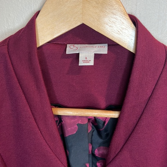 DB Established Burgundy Jacket - Picture 2 of 9